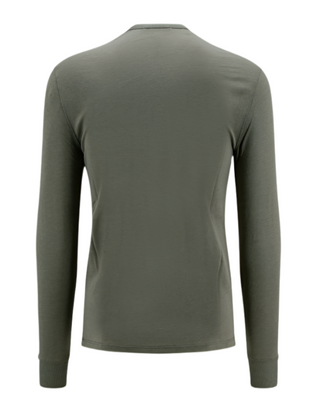 Tom Ford Mens Buttoned Henley Sweater in Green