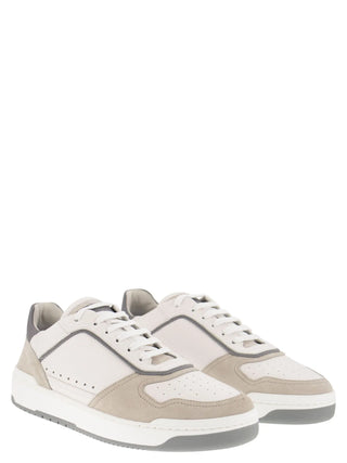 Brunello Cucinelli panelled low-top sneakers