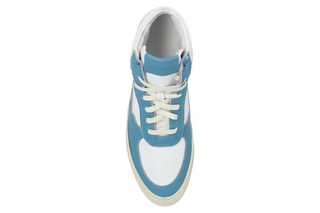 Rhude New Mens High Top Sneakers In Blue