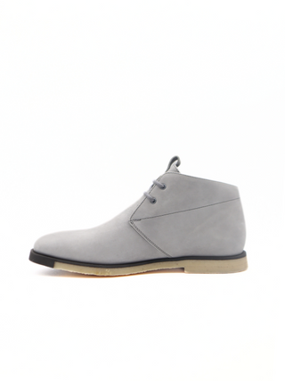 Tods Mens Light Blue Grey Ankle Lace Up Boot Shoe