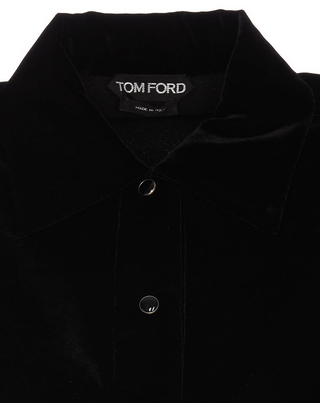 Tom Ford Womens Georgette Shirt In Black