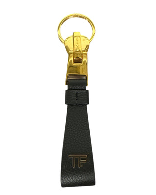 Tom Ford Womens Black & Gold Key Chain