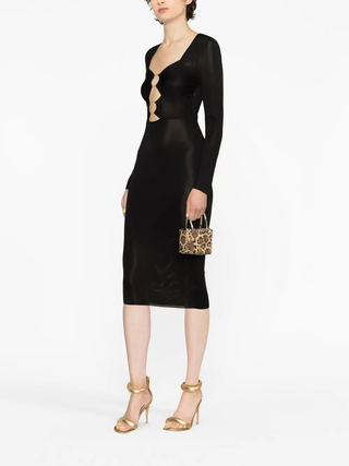 Tom Ford Womens Viscose Dress In Black