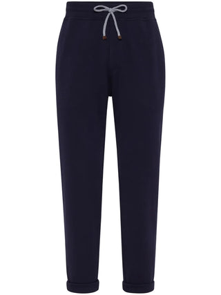 Brunello Cucinelli Mens Navy Jogger Pant