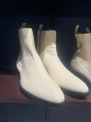 Tom Ford Archive Leather Light Cream Boots