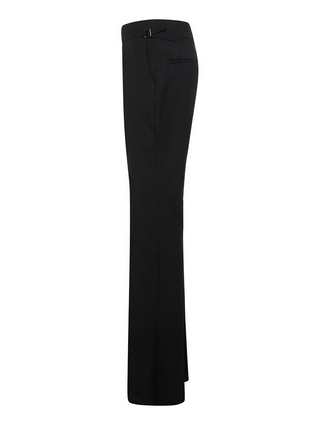 Tom Ford Womens Wool Trousers In Black