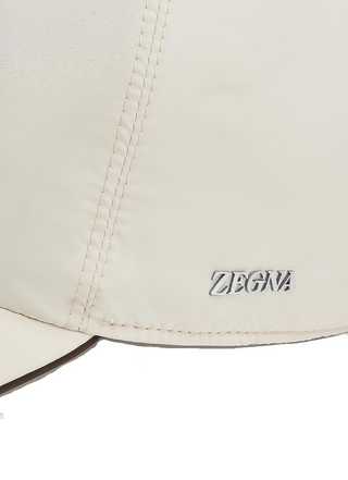 Zegna Mens White Cap