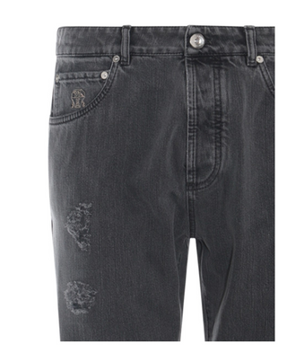 Brunello Cucinelli Mens Trousers In Grey
