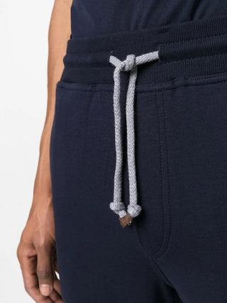 Brunello Cucinelli Mens Navy Jogger Pant
