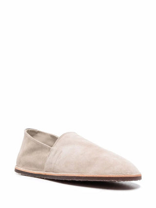 Brunello Cucinelli Men's Round Toe Loafers in Beige