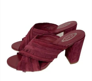 Tod’s Women’s Maroon Heels