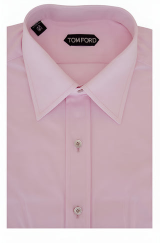 Tom Ford Men’s Bright Pink 100% Cotton Button Down Dress Shirt
