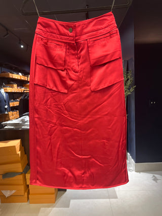 Tom Ford Archive Skirt in Crimson Pink