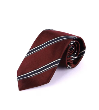 BRUNELLO CUCINELLI MEN'S TIE IN RED MULTI