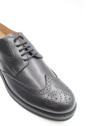 Tods Mens Lace Up Mocassin Bucat Dress Shoe
