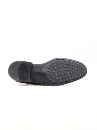 Tods Mens Shiny Black Leather Lace Up Dress Shoe