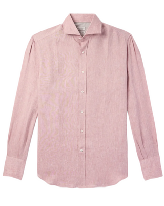 Brunello Cucinelli Mens Shirt In Red