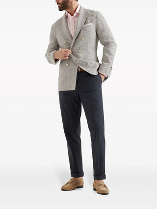 Brunello Cucinelli Mens Trousers In Anthracite