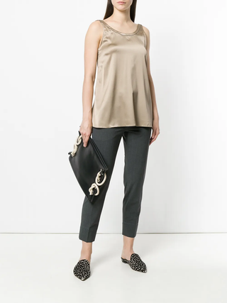 Brunello Cucinelli Womens PANTS In DARK GREY