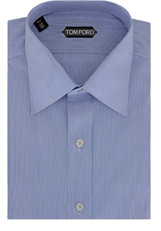 Tom Ford Mens Medium Blue Dress Shirt