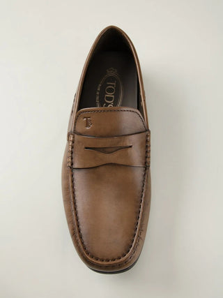 TODS MENS LOAFER In NUDE