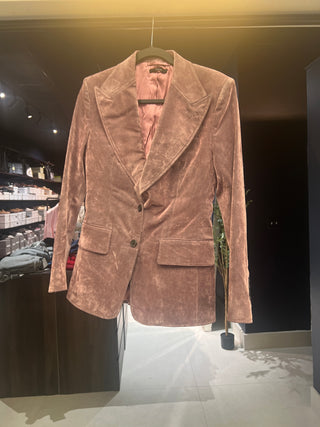 Tom Ford Archive Antique Rose Suede Blazer