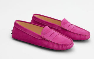 TODS WOMENS LOAFERS IN RED