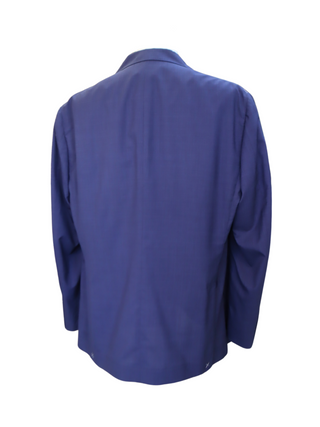 Brunello Cucinelli Subtle Plaid Navy Blazer Jacket