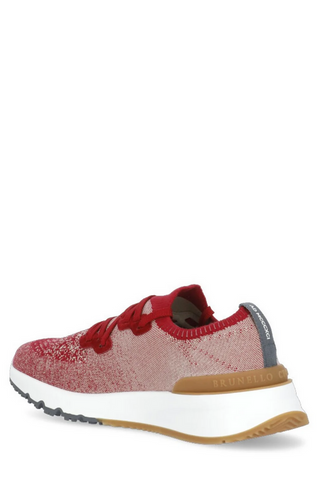 Brunello Cucinelli Mens Sneakers In Red