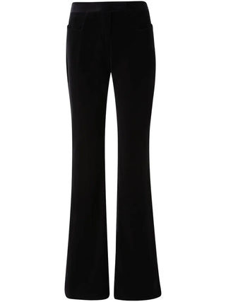 Tom Ford Womens Casual Velvet & SIlk Flare Leg Pants