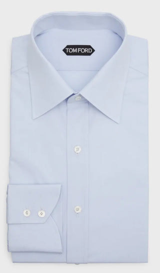 Tom Ford Light Blue 100% Cotton Button Down Dress Shirt