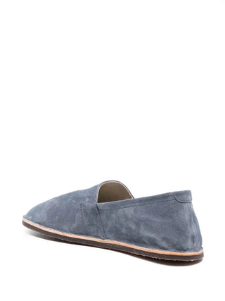 Brunello Cucinelli Mens Suede Espadrilles In Blue