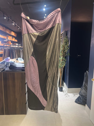 Tom Ford Archive Purple Multicolor Silk Skirt