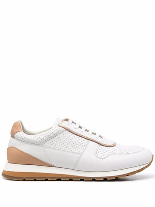 Brunello Cucinelli Mens Sneakers In White