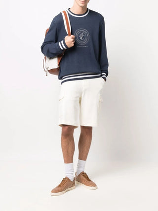 Brunello Cucinelli Men's Shorts In Off White