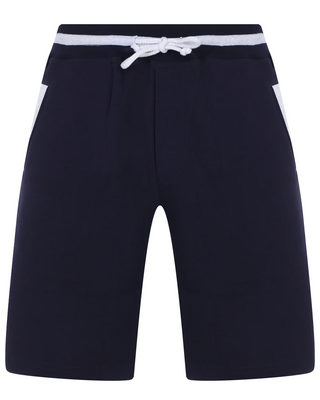 Brunello Cucinelli Mens Sweat Shorts In Cobalt Blue
