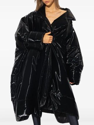 Saint Laurent Womens Coat In Black