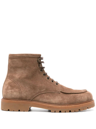 BRUNELLO CUCINELLI MENS ANKLE BOOTS IN CHESTNUT