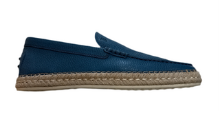 TODS MENS Teal Blue Espadrilles