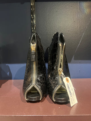Tom Ford Archive Women’s Crocodile Leather Opened Toe Heels