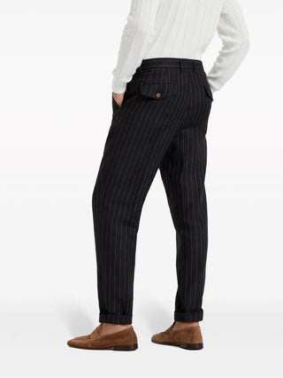 Brunello Cucinelli Mens Trousers In Black