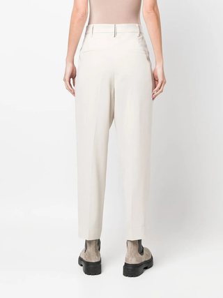 Brunello Cucinelli Womens Latte Pants