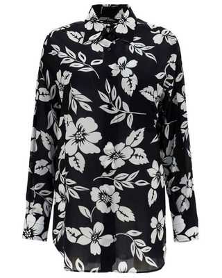 Tom Ford Womens Shirt In Black/White Floral