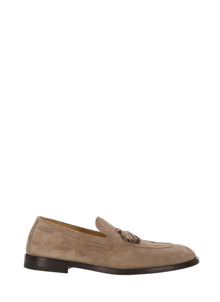 Brunello Cucinelli Mens Loafers In Beige