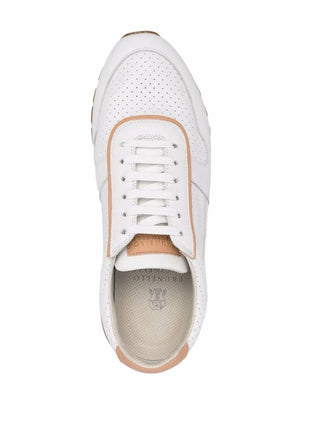 Brunello Cucinelli Mens Sneakers In White