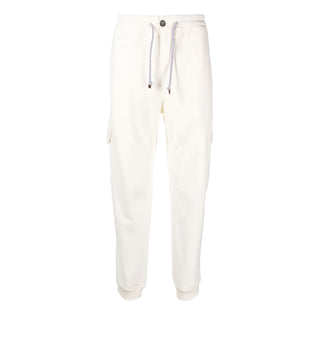 BRUNELLO CUCINELLI MEN'S SWEATPANTS IN MARBLE