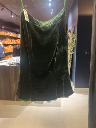 Tom Ford Archive Suede Green Skirt