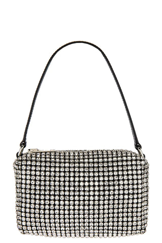 Alexander Wang Womens Heiress Shoulder Bag In Silver/Black