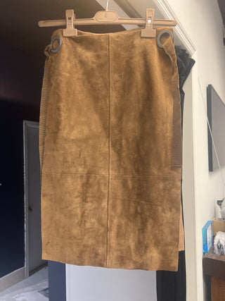 Tom Ford Archive Brow Suede Skirt