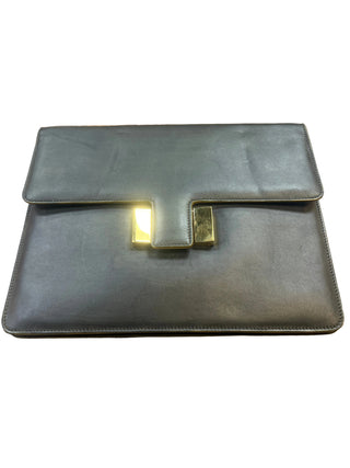 Tom Ford Large Shaded Calf Sienna Day Bag Shoulder Bag Black Leather